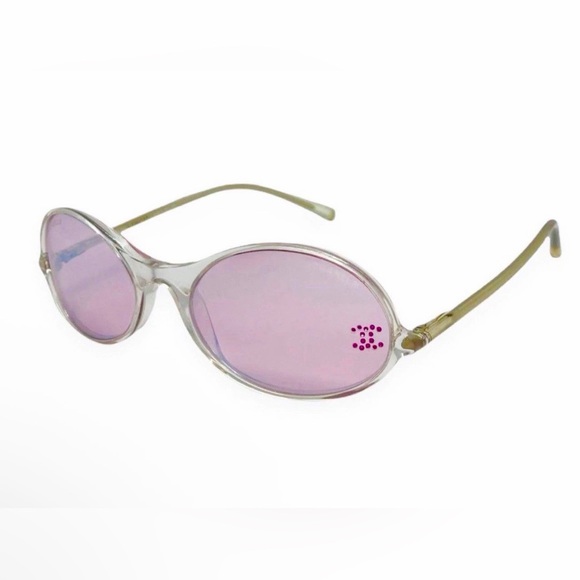 CHANEL Accessories - Chanel Pink Mirrored Sunglasses